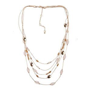 Women Fashion Boho Layered Beaded Necklace